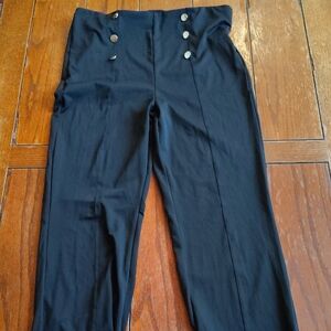 Stylish Black High-Waisted Pants